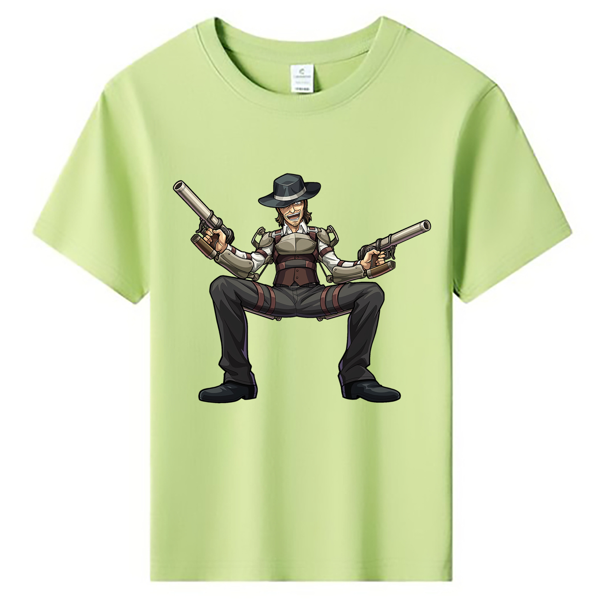 （画像用） 進撃の巨人 ケニー·アッカーマン Attack on Titan Kenny Ackerman 綿100％キッズTシャツ（フロントプリント）